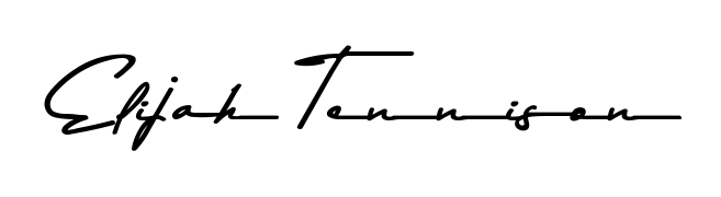 A timeless handwritten aesthetic for Elijah Tennison. The Asem Kandis PERSONAL USE font gives your signature a handcrafted feel with natural curves. Elijah Tennison signature style 9 images and pictures png