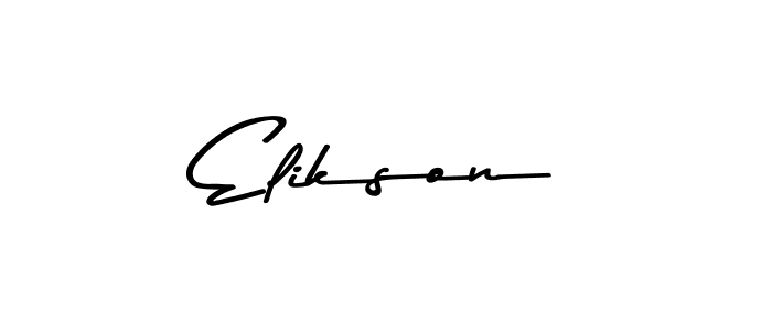Elikson stylish signature style. Best Handwritten Sign (Asem Kandis PERSONAL USE) for my name. Handwritten Signature Collection Ideas for my name Elikson. Elikson signature style 9 images and pictures png