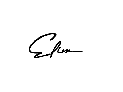 How to make Elim name signature. Use Asem Kandis PERSONAL USE style for creating short signs online. This is the latest handwritten sign. Elim signature style 9 images and pictures png