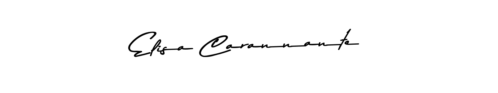 Create a beautiful signature design for name Elisa Carannante. With this signature (Asem Kandis PERSONAL USE) fonts, you can make a handwritten signature for free. Elisa Carannante signature style 9 images and pictures png