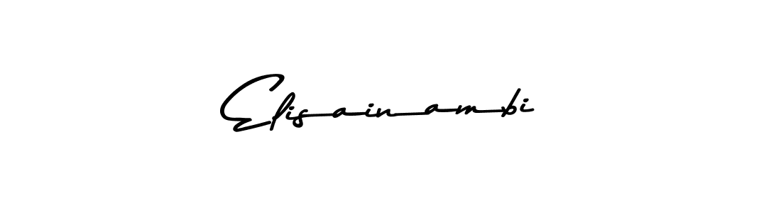 Create a beautiful signature design for name Elisainambi. With this signature (Asem Kandis PERSONAL USE) fonts, you can make a handwritten signature for free. Elisainambi signature style 9 images and pictures png