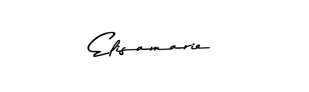 Create a beautiful signature design for name Elisamarie. With this signature (Asem Kandis PERSONAL USE) fonts, you can make a handwritten signature for free. Elisamarie signature style 9 images and pictures png
