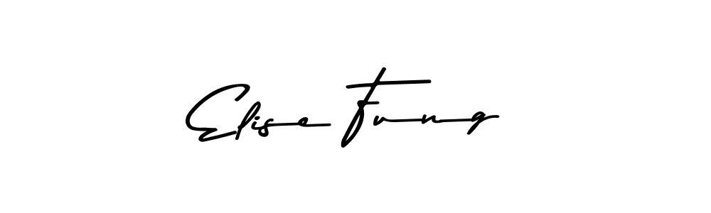 Asem Kandis PERSONAL USE is a professional signature style that is perfect for those who want to add a touch of class to their signature. It is also a great choice for those who want to make their signature more unique. Get Elise Fung name to fancy signature for free. Elise Fung signature style 9 images and pictures png