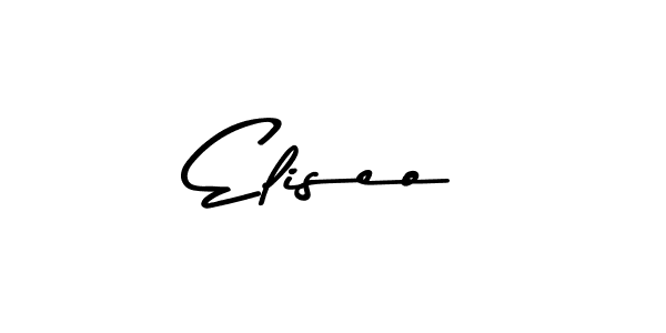 Make a beautiful signature design for name Eliseo. With this signature (Asem Kandis PERSONAL USE) style, you can create a handwritten signature for free. Eliseo signature style 9 images and pictures png