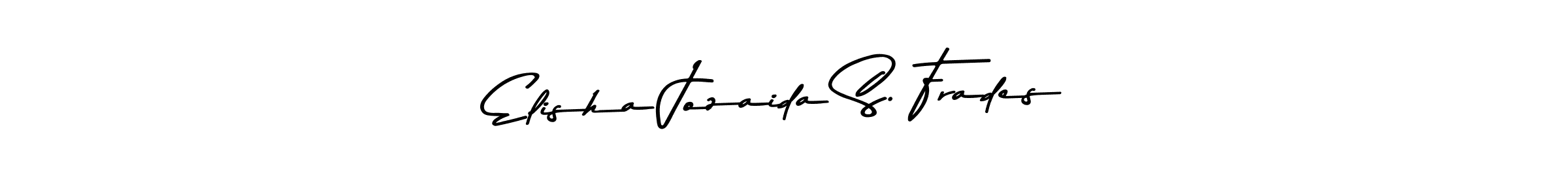 Elisha Jozaida S. Frades stylish signature style. Best Handwritten Sign (Asem Kandis PERSONAL USE) for my name. Handwritten Signature Collection Ideas for my name Elisha Jozaida S. Frades. Elisha Jozaida S. Frades signature style 9 images and pictures png