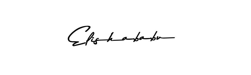 Also we have Elishababu name is the best signature style. Create professional handwritten signature collection using Asem Kandis PERSONAL USE autograph style. Elishababu signature style 9 images and pictures png