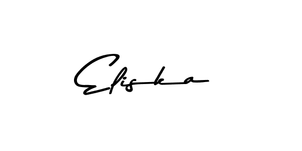 Here are the top 10 professional signature styles for the name Eliska. These are the best autograph styles you can use for your name. Eliska signature style 9 images and pictures png