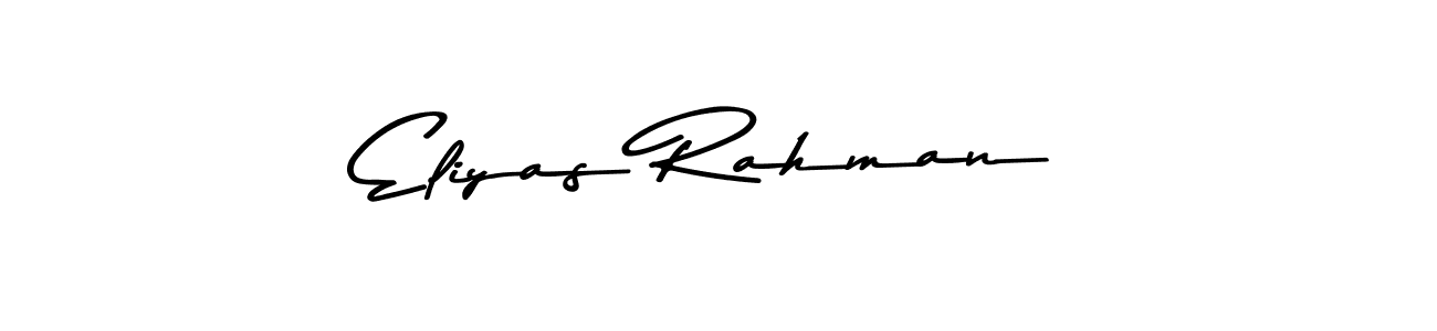 Make a beautiful signature design for name Eliyas Rahman. With this signature (Asem Kandis PERSONAL USE) style, you can create a handwritten signature for free. Eliyas Rahman signature style 9 images and pictures png