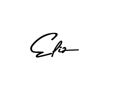 Also we have Eliz name is the best signature style. Create professional handwritten signature collection using Asem Kandis PERSONAL USE autograph style. Eliz signature style 9 images and pictures png