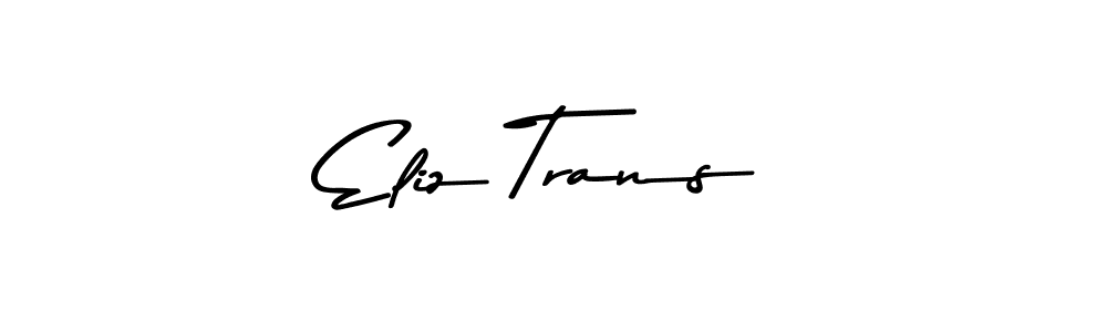 Check out images of Autograph of Eliz Trans name. Actor Eliz Trans Signature Style. Asem Kandis PERSONAL USE is a professional sign style online. Eliz Trans signature style 9 images and pictures png