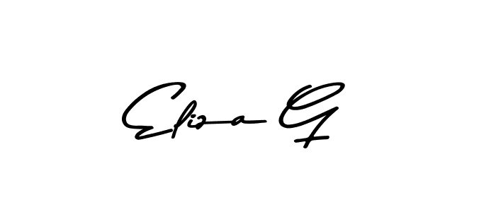 Asem Kandis PERSONAL USE is a professional signature style that is perfect for those who want to add a touch of class to their signature. It is also a great choice for those who want to make their signature more unique. Get Eliza G name to fancy signature for free. Eliza G signature style 9 images and pictures png