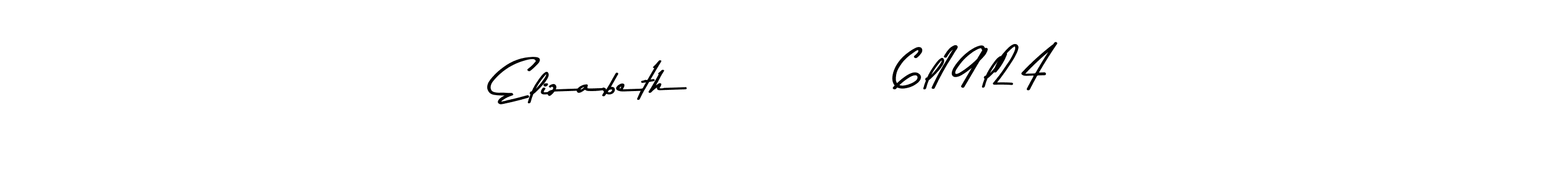 Make a beautiful signature design for name Elizabeth           6l19l24. Use this online signature maker to create a handwritten signature for free. Elizabeth           6l19l24 signature style 9 images and pictures png