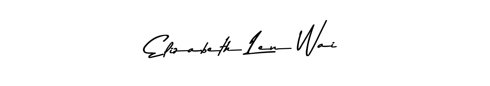Similarly Asem Kandis PERSONAL USE is the best handwritten signature design. Signature creator online .You can use it as an online autograph creator for name Elizabeth Len Wai. Elizabeth Len Wai signature style 9 images and pictures png