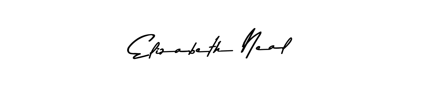 This is the best signature style for the Elizabeth Neal name. Also you like these signature font (Asem Kandis PERSONAL USE). Mix name signature. Elizabeth Neal signature style 9 images and pictures png