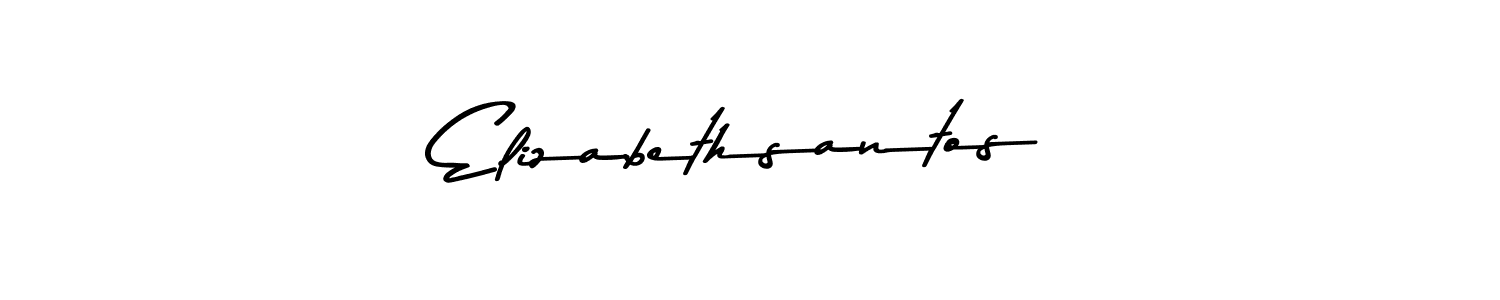 Similarly Asem Kandis PERSONAL USE is the best handwritten signature design. Signature creator online .You can use it as an online autograph creator for name Elizabethsantos. Elizabethsantos signature style 9 images and pictures png