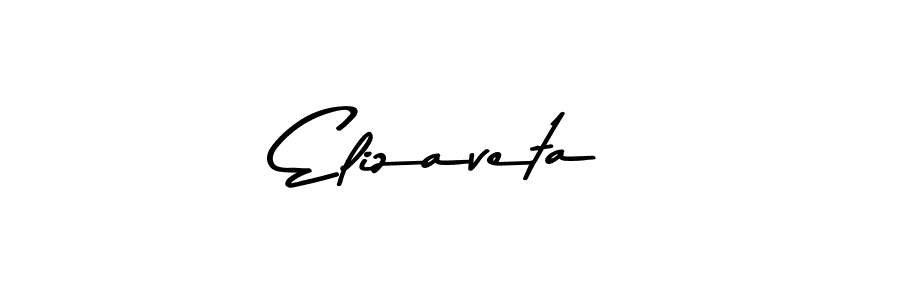 How to make Elizaveta name signature. Use Asem Kandis PERSONAL USE style for creating short signs online. This is the latest handwritten sign. Elizaveta signature style 9 images and pictures png