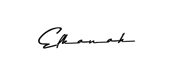 How to make Elkanah signature? Asem Kandis PERSONAL USE is a professional autograph style. Create handwritten signature for Elkanah name. Elkanah signature style 9 images and pictures png