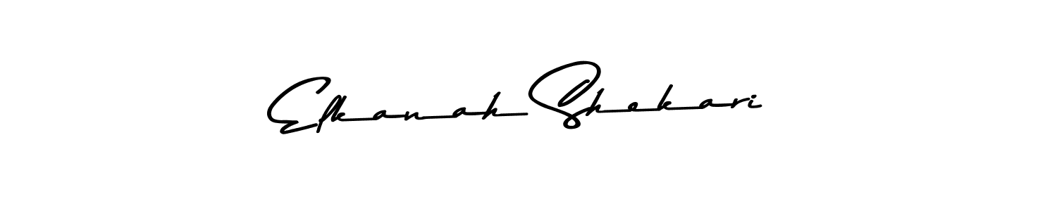This is the best signature style for the Elkanah Shekari name. Also you like these signature font (Asem Kandis PERSONAL USE). Mix name signature. Elkanah Shekari signature style 9 images and pictures png