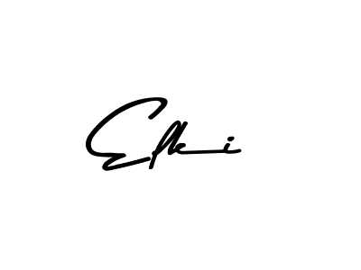 Make a beautiful signature design for name Elki. With this signature (Asem Kandis PERSONAL USE) style, you can create a handwritten signature for free. Elki signature style 9 images and pictures png