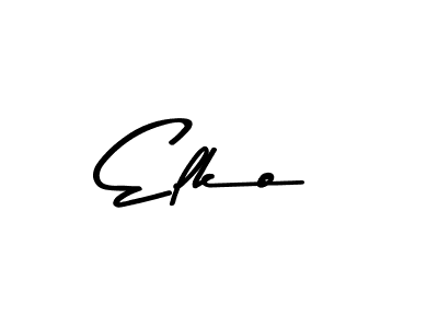 You should practise on your own different ways (Asem Kandis PERSONAL USE) to write your name (Elko) in signature. don't let someone else do it for you. Elko signature style 9 images and pictures png