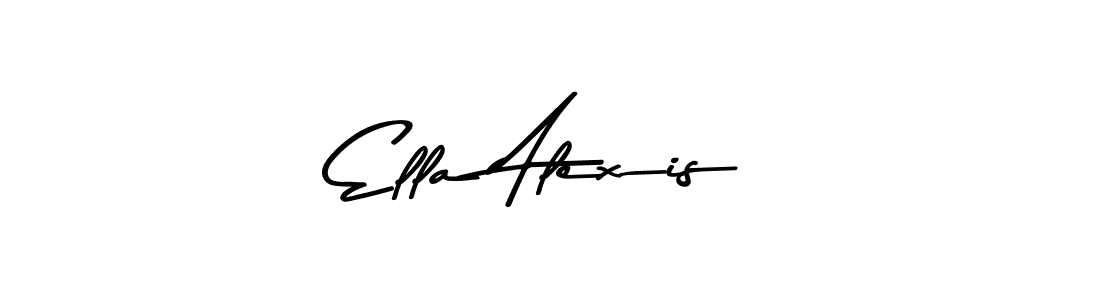 Design your own signature with our free online signature maker. With this signature software, you can create a handwritten (Asem Kandis PERSONAL USE) signature for name Ella Alexis. Ella Alexis signature style 9 images and pictures png