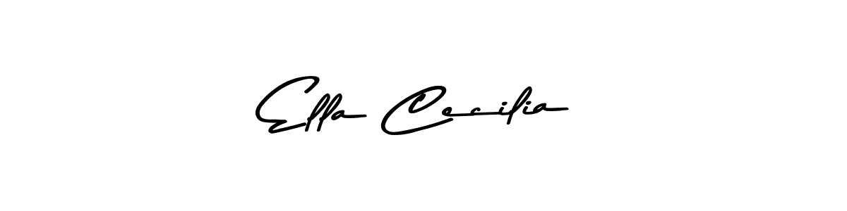 How to Draw Ella Cecilia signature style? Asem Kandis PERSONAL USE is a latest design signature styles for name Ella Cecilia. Ella Cecilia signature style 9 images and pictures png