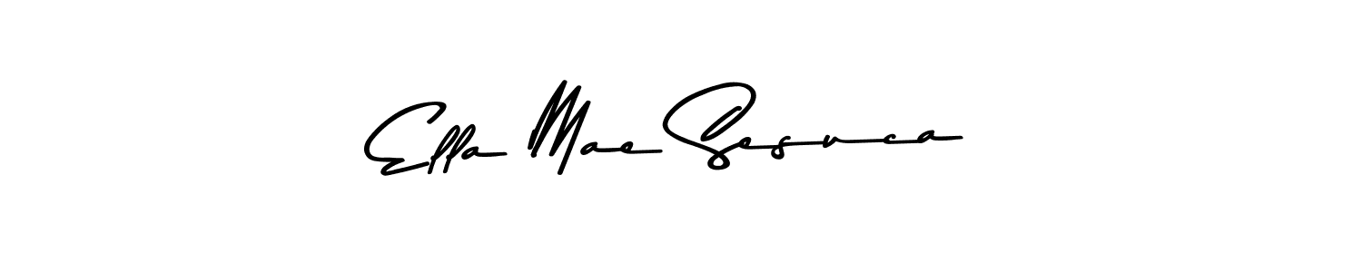 if you are searching for the best signature style for your name Ella Mae Sesuca. so please give up your signature search. here we have designed multiple signature styles  using Asem Kandis PERSONAL USE. Ella Mae Sesuca signature style 9 images and pictures png