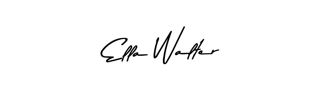 Asem Kandis PERSONAL USE is a professional signature style that is perfect for those who want to add a touch of class to their signature. It is also a great choice for those who want to make their signature more unique. Get Ella Walter name to fancy signature for free. Ella Walter signature style 9 images and pictures png