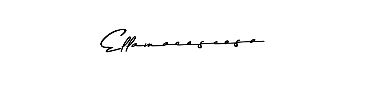 Similarly Asem Kandis PERSONAL USE is the best handwritten signature design. Signature creator online .You can use it as an online autograph creator for name Ellamaeescosa. Ellamaeescosa signature style 9 images and pictures png