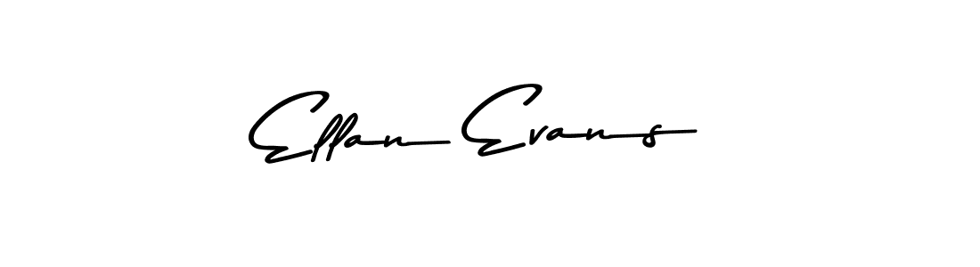 Make a beautiful signature design for name Ellan Evans. With this signature (Asem Kandis PERSONAL USE) style, you can create a handwritten signature for free. Ellan Evans signature style 9 images and pictures png