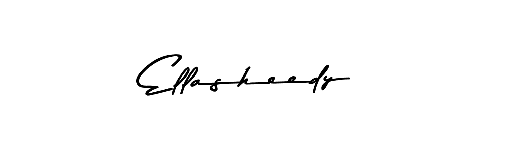 Design your own signature with our free online signature maker. With this signature software, you can create a handwritten (Asem Kandis PERSONAL USE) signature for name Ellasheedy. Ellasheedy signature style 9 images and pictures png