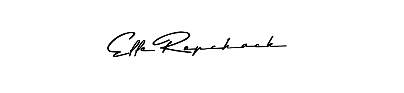 Create a beautiful signature design for name Elle Ropchack. With this signature (Asem Kandis PERSONAL USE) fonts, you can make a handwritten signature for free. Elle Ropchack signature style 9 images and pictures png