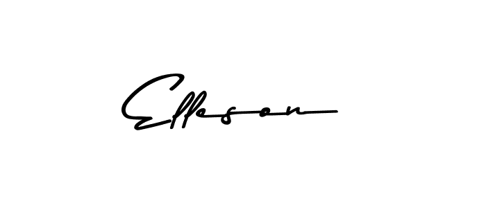 Also You can easily find your signature by using the search form. We will create Elleson name handwritten signature images for you free of cost using Asem Kandis PERSONAL USE sign style. Elleson signature style 9 images and pictures png