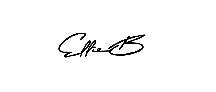 You should practise on your own different ways (Asem Kandis PERSONAL USE) to write your name (Ellie B) in signature. don't let someone else do it for you. Ellie B signature style 9 images and pictures png