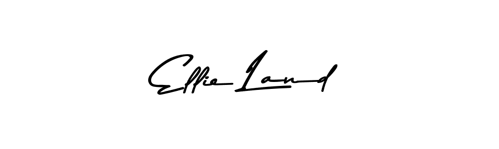 Make a beautiful signature design for name Ellie Land. With this signature (Asem Kandis PERSONAL USE) style, you can create a handwritten signature for free. Ellie Land signature style 9 images and pictures png