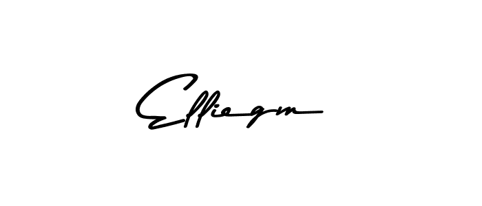 How to make Elliegm signature? Asem Kandis PERSONAL USE is a professional autograph style. Create handwritten signature for Elliegm name. Elliegm signature style 9 images and pictures png