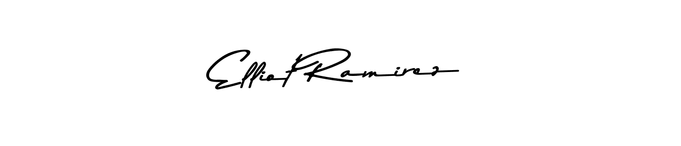 Design your own signature with our free online signature maker. With this signature software, you can create a handwritten (Asem Kandis PERSONAL USE) signature for name Elliot Ramirez. Elliot Ramirez signature style 9 images and pictures png