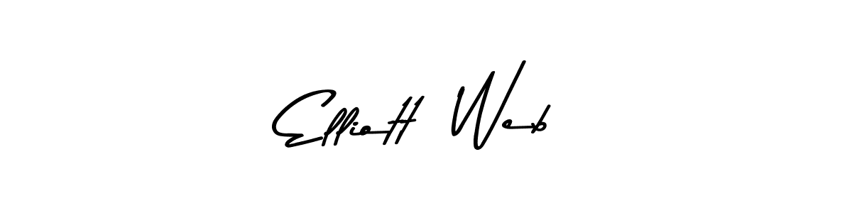 Also You can easily find your signature by using the search form. We will create Elliott  Web name handwritten signature images for you free of cost using Asem Kandis PERSONAL USE sign style. Elliott  Web signature style 9 images and pictures png