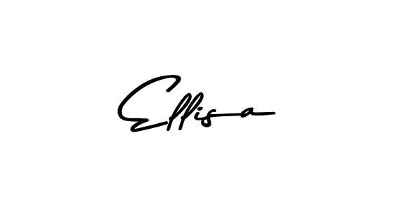 Also You can easily find your signature by using the search form. We will create Ellisa name handwritten signature images for you free of cost using Asem Kandis PERSONAL USE sign style. Ellisa signature style 9 images and pictures png