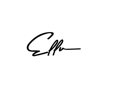 Design your own signature with our free online signature maker. With this signature software, you can create a handwritten (Asem Kandis PERSONAL USE) signature for name Ellu. Ellu signature style 9 images and pictures png