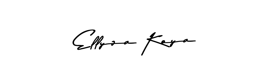 Also You can easily find your signature by using the search form. We will create Ellyza Koya name handwritten signature images for you free of cost using Asem Kandis PERSONAL USE sign style. Ellyza Koya signature style 9 images and pictures png