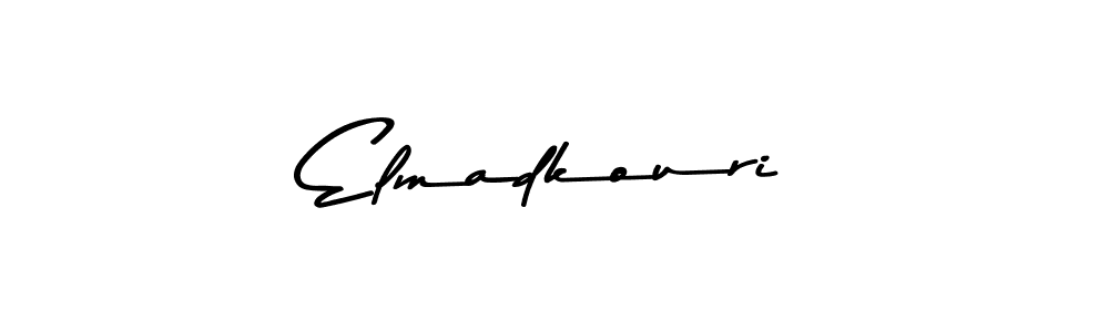 You should practise on your own different ways (Asem Kandis PERSONAL USE) to write your name (Elmadkouri) in signature. don't let someone else do it for you. Elmadkouri signature style 9 images and pictures png