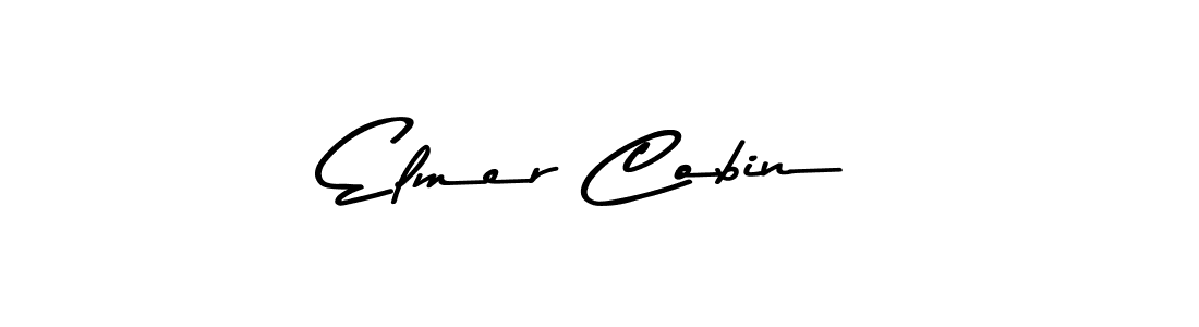 This is the best signature style for the Elmer Cobin name. Also you like these signature font (Asem Kandis PERSONAL USE). Mix name signature. Elmer Cobin signature style 9 images and pictures png