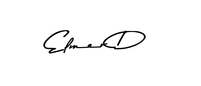 Make a beautiful signature design for name Elmer D. With this signature (Asem Kandis PERSONAL USE) style, you can create a handwritten signature for free. Elmer D signature style 9 images and pictures png