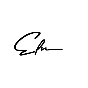 Design your own signature with our free online signature maker. With this signature software, you can create a handwritten (Asem Kandis PERSONAL USE) signature for name Eln. Eln signature style 9 images and pictures png