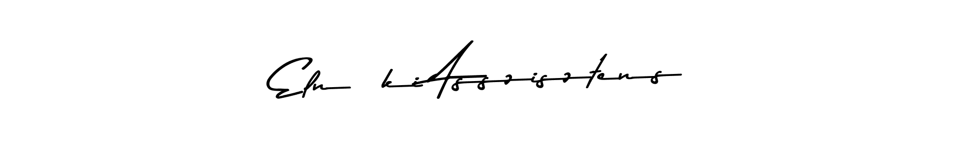 Make a beautiful signature design for name Elnöki Asszisztens. With this signature (Asem Kandis PERSONAL USE) style, you can create a handwritten signature for free. Elnöki Asszisztens signature style 9 images and pictures png