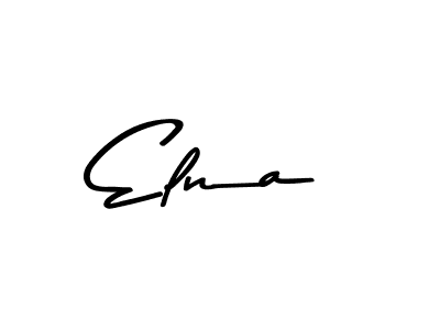 Design your own signature with our free online signature maker. With this signature software, you can create a handwritten (Asem Kandis PERSONAL USE) signature for name Elna. Elna signature style 9 images and pictures png