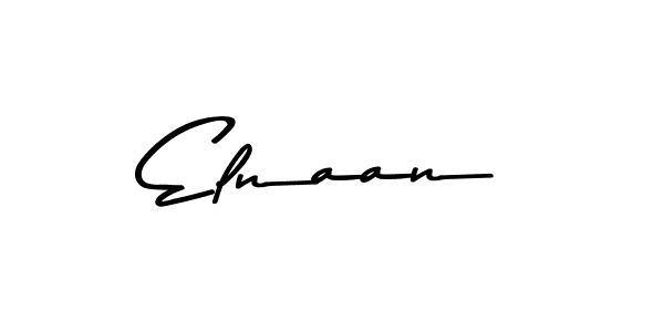 Create a beautiful signature design for name Elnaan. With this signature (Asem Kandis PERSONAL USE) fonts, you can make a handwritten signature for free. Elnaan signature style 9 images and pictures png