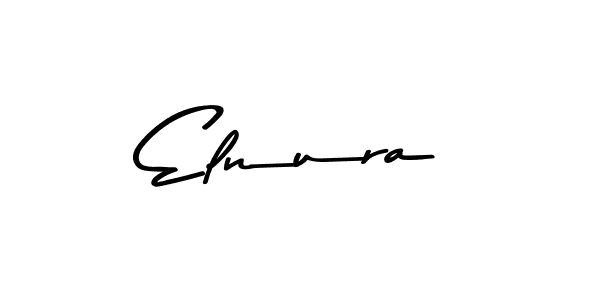 How to make Elnura name signature. Use Asem Kandis PERSONAL USE style for creating short signs online. This is the latest handwritten sign. Elnura signature style 9 images and pictures png
