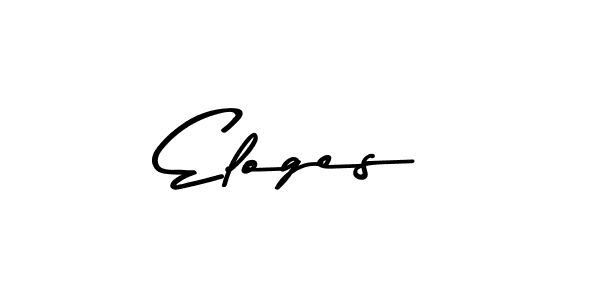 Create a beautiful signature design for name Eloges. With this signature (Asem Kandis PERSONAL USE) fonts, you can make a handwritten signature for free. Eloges signature style 9 images and pictures png
